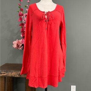 Cable & Gauge Front Tie Long Sleeve